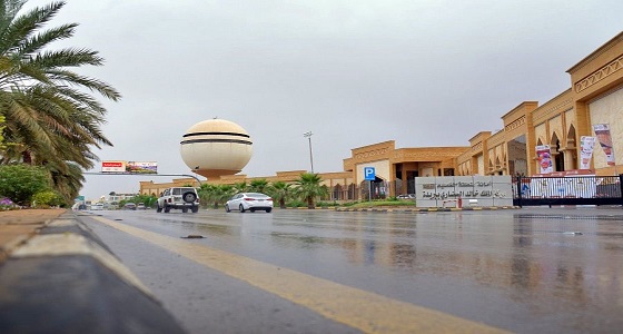 بالصور.. الأمطار تكسو شوارع القصيم