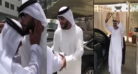 بالفيديو.. مذيع إماراتي يتصالح مع مواطن بعد انفعاله عليه على الهواء