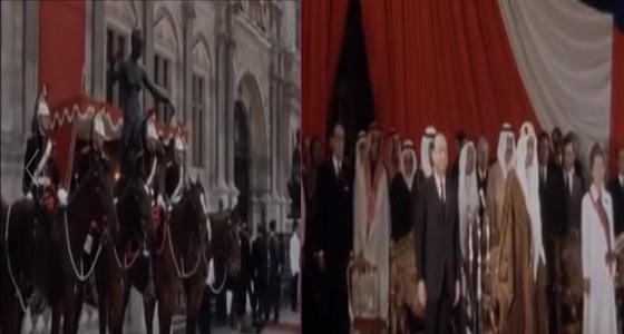 فيديو نادر يوثق استقبال الملك فيصل في فرنسا عام 1973