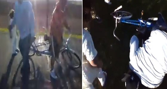 بالفيديو.. نهاية مروعة لشابين بسبب دراجة هوائية