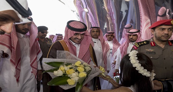 الأمير بدر بن سلطان يستقبل المهنئين بتعيينه أميراً لمنطقة الجوف