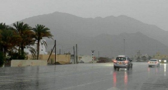 أمطار على منطقة الباحة ‏
