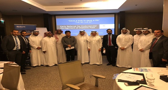 مشاركة مدينة الملك عبدالله الطبية في مبادرة ” انقذ قدما.. تنقذ نفسا ” للقدم السكرية