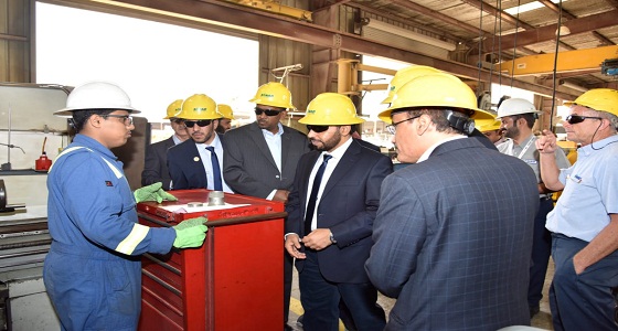 محافظ التدريب التقني يزور شركة سند لحفر آبار النفط والغاز بالشرقية