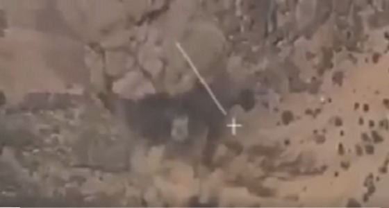 بالفيديو.. صقور التحالف تدمر منصات صواريج وذخائر للحوثيين