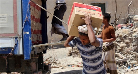 الحكومة اليمنية تكشف عن عمليات نهب ‏للمساعدات الانسانية ‏