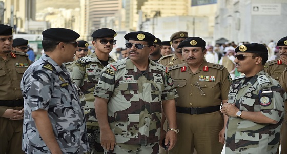 معالي الفريق خالد بن قرار يتفقد القوات المشاركة في مهمة أمن العمرة