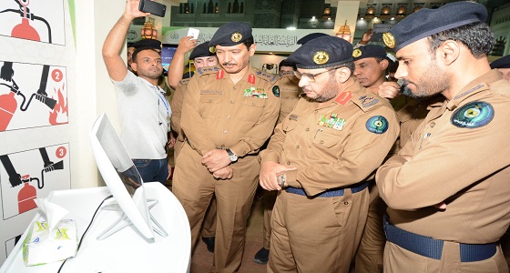 ضمن اهتمام المديرية العامة للدفاع المدني بضيوف بيت الله الحرام  