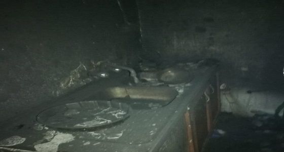 إصابة 4 أطفال بالاختناق إثر حريق بمنزل شعبي في العلا