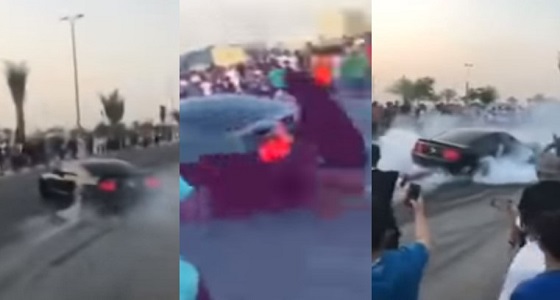 بالفيديو.. جنون التفحيط يتسبب في دهس شاب بمدينة سيهات