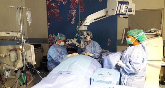 جراحات شبكية ناجحة لمرضى يعانون من نزيف في العين في نجران