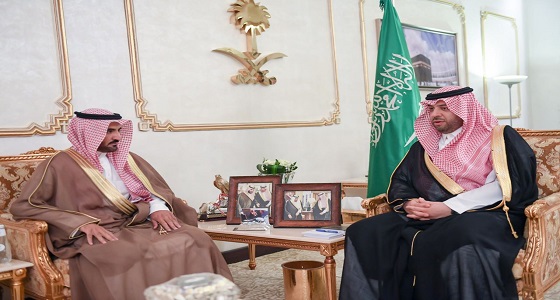 أمير الحدود الشمالية يستقبل مدير مكافحة المخدرات بالمنطقة المعين حديثاً .