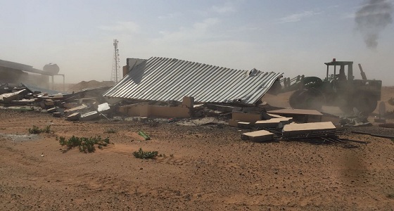 أمانة الرياض بحماة إزالة التلوث البصري في المدخل الشمالي للمدينة