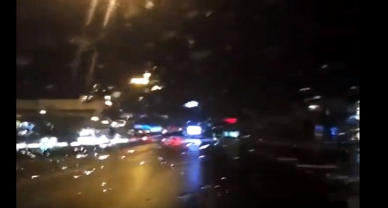 &#8221; بالفيديو &#8221; .. سقوط أمطار خفيفة بالرياض