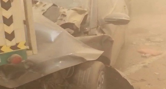 بالفيديو.. 12 إصابة ووفاة إثر غبار كثيف على المدينة المنورة
