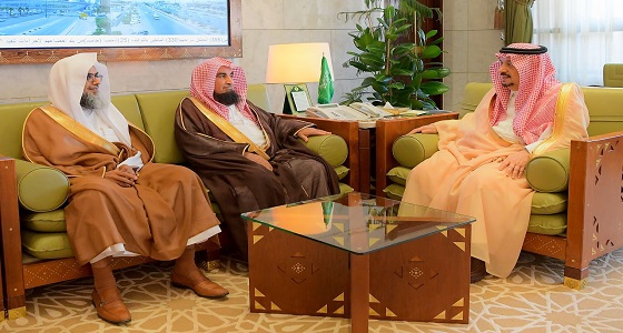 الأمير فيصل بن بندر يستقبل رئيس محكمة الاستئناف ورئيس المحكمة الجزائية