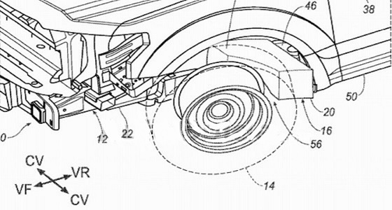فورد تسجل براءة إختراع جنوط عجلات بها وسائد هوائية