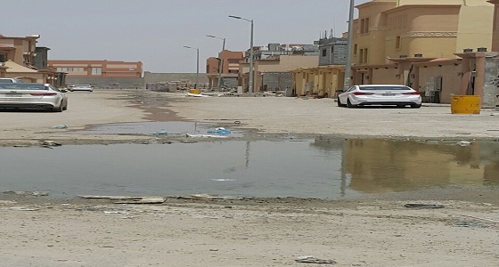 معاناة أهل الغويبة بالهفوف مع الصرف الصحي