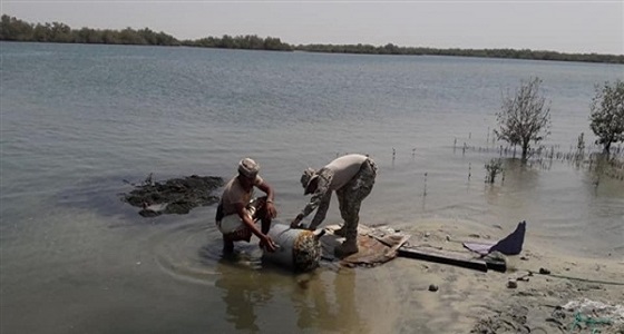 قوات التشكيل البحري تعثر على ألغام بحرية قبالة سواحل ميدي باليمن