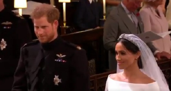 رسميا.. الأمير هاري وميجان ماركل زوجين