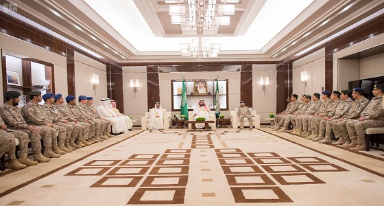 سمو ولي العهد يستقبل كبار القادة والمسؤولين في وزارة الدفاع بمناسبة عيد الفطر