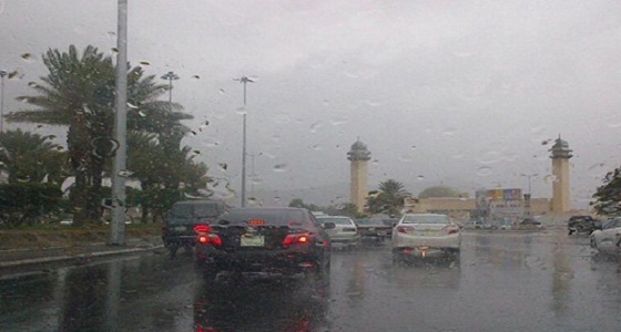 مركز العمليات الأمنية يحذر من هطول الأمطار في الطائف