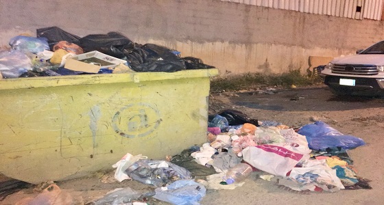 بالصور .. بلدية الداير بني مالك تراكم النفايات