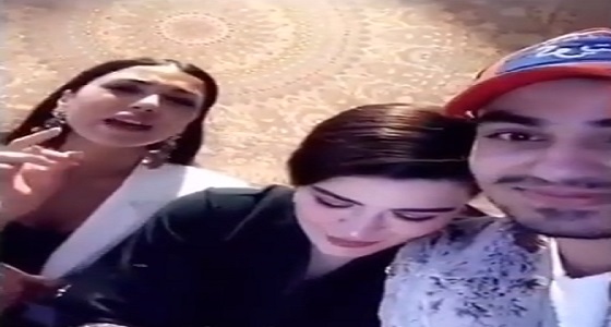 روان بن حسين تثير ضجة بفيديو لها في احضان محمد النجادة