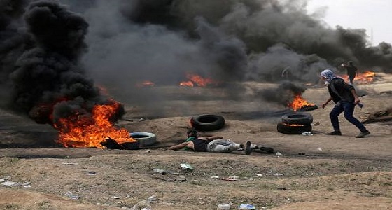 طائرات إسرائيلية تهاجم مخيمات العودة على حدود غزة