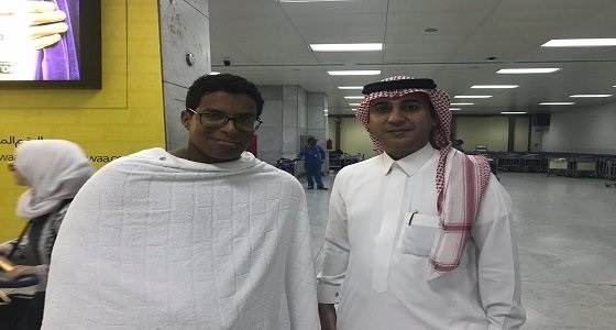 بالصور .. ” المملكة ” تحقق حلم الناجي الوحيد من تحطم الطائرة السودانية بالعمرة