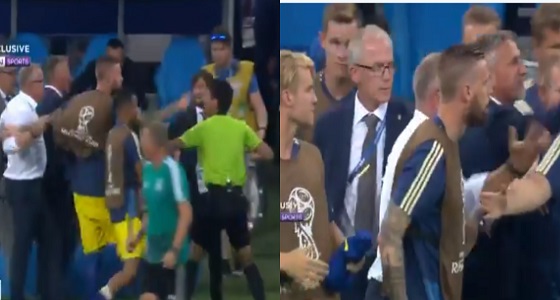بالفيديو..حركات لاعبو ألمانيا في وجه مدرب السويد تثير غضبه