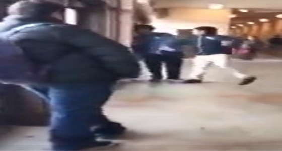 بالفيديو.. رد فعل طالب صفعه زميله داخل المدرسة