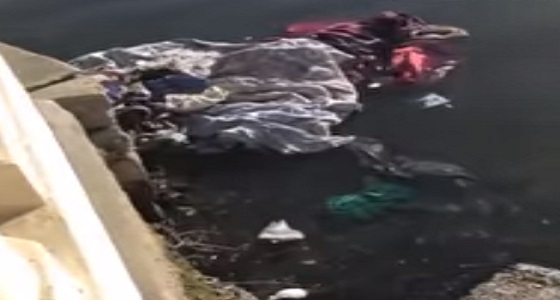 بالفيديو.. رجل يعتدي على مشرد ويلقي مقتنياته في البحيرة