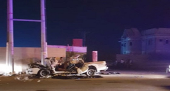 بالصور: حادث مروري يودي بحياة 5 أشخاص من أسرة واحدة جنوب جازان