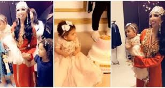 بالفيديو.. دنيا بطمة تحتفل بعيد ميلاد ابنتها &#8221; غزل &#8221; الأول