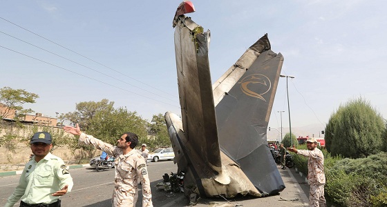 تحطم طائرة عسكرية إيرانية