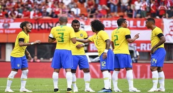 البرازيل تتقدم على سويسرا بهدف مقابل لا شىء