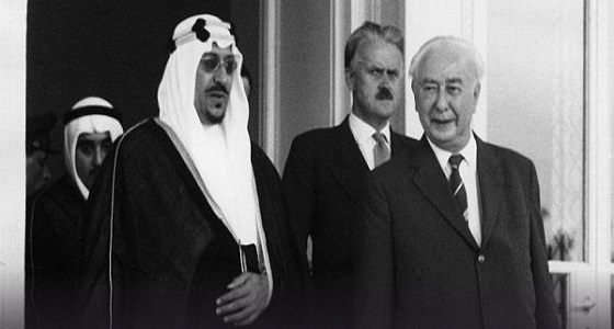 صورة نادرة للملك سعود بن عبدالعزيز في ألمانيا قبل 59 عامًا