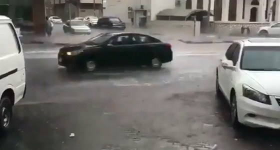 بالفيديو.. هطول أمطار متفرقة على محافظة الطائف