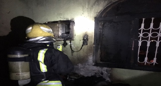 اخماد حريق بمنزل ببارق عسير دون إصابات