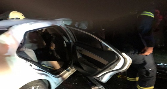 وفاة وإصابة 10 أشخاص في حادث مروري مروع بـ ” رعلة “