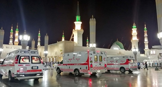 نجاح التغطية الإسعافية خلال صلاتي القيام والتهجد بالمسجد النبوي