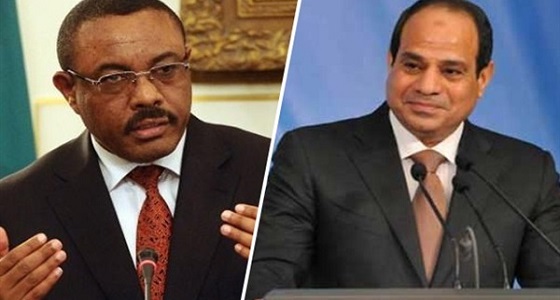 الرئيس المصري يلتقي رئيس الوزراء الإثيوبي