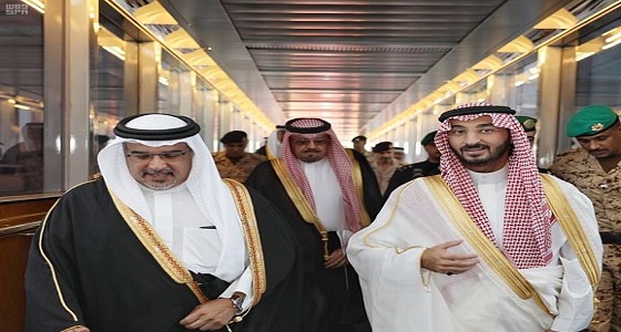 سمو ولي عهد البحرين يغادر جدة