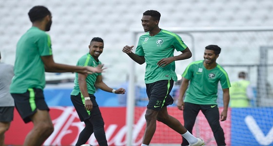 بالصور.. الأخضر يستعد للقاء مصر بتدريبات اليوم الأخير
