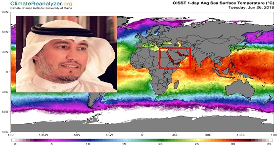 ” المسند ” : الخليج العربي أشد المسطحات المائية حرارة في العالم