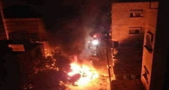 طائرات الاحتلال الإسرائيلي تقصف سيارة فلسطينية والمقاومة ترد بالصواريخ