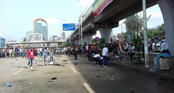 جرحى في انفجار استهدف رئيس الوزراء الأثيوبي