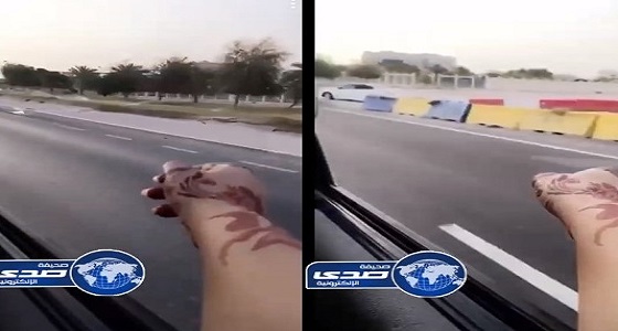 بالفيديو.. قطرية في رحلة هجولة غير مبرره بشوارع الوكرة