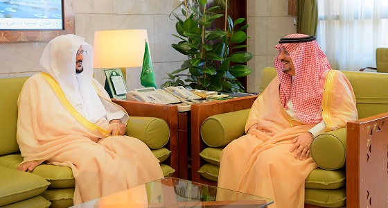 الأمير فيصل بن بندر يستقبل وزير الشؤون الإسلامية والدعوة والإرشاد